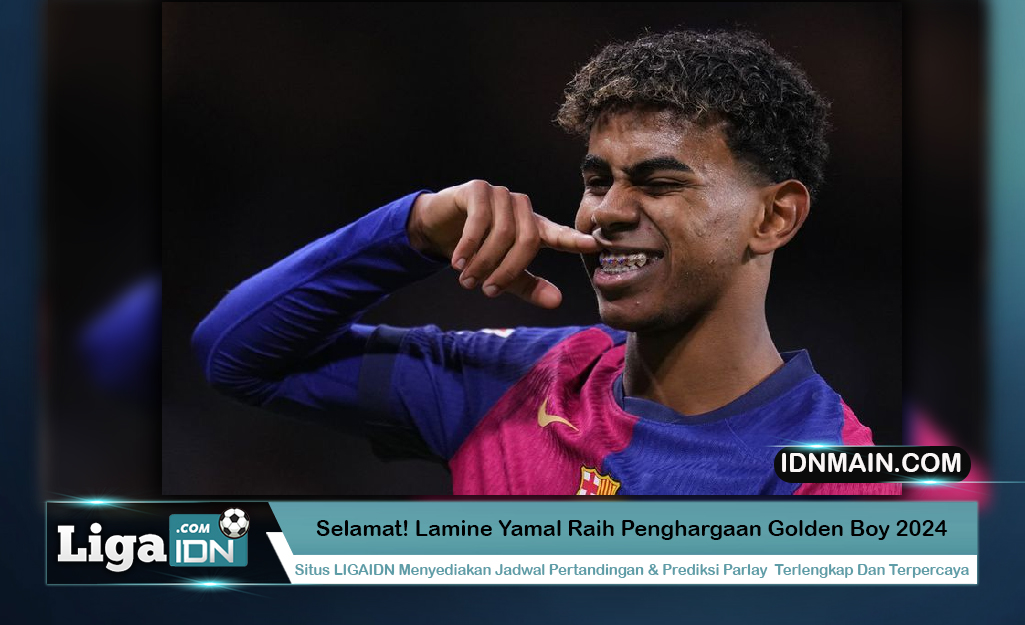 Selamat! Lamine Yamal Raih Penghargaan Golden Boy 2024