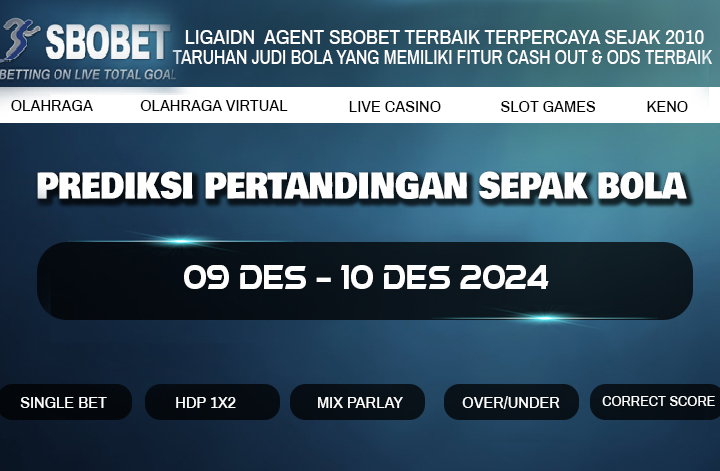 PREDIKSI BOLA 09 DES – 10 DES 2024