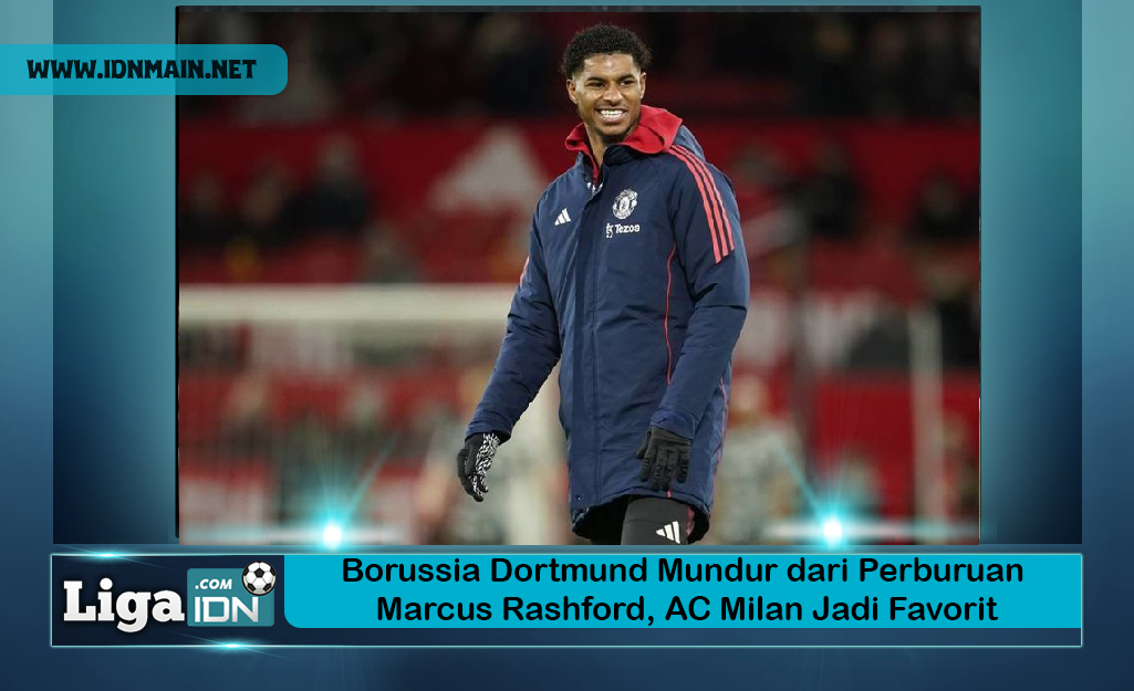 Borussia Dortmund Mundur dari Perburuan Marcus Rashford, AC Milan Jadi Favorit