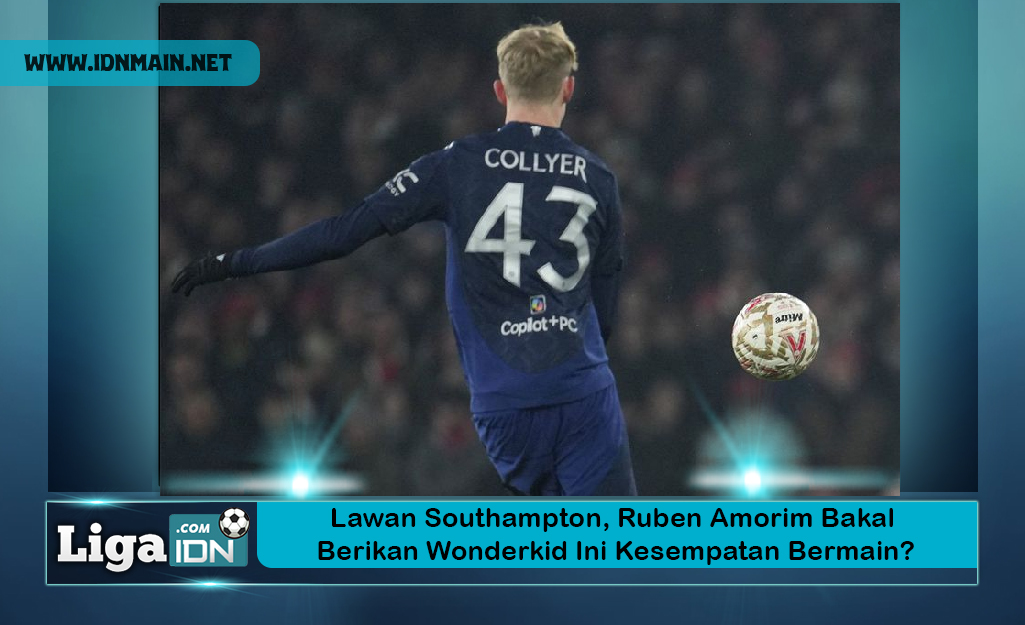 Lawan Southampton, Ruben Amorim Bakal Berikan Wonderkid Ini Kesempatan Bermain?