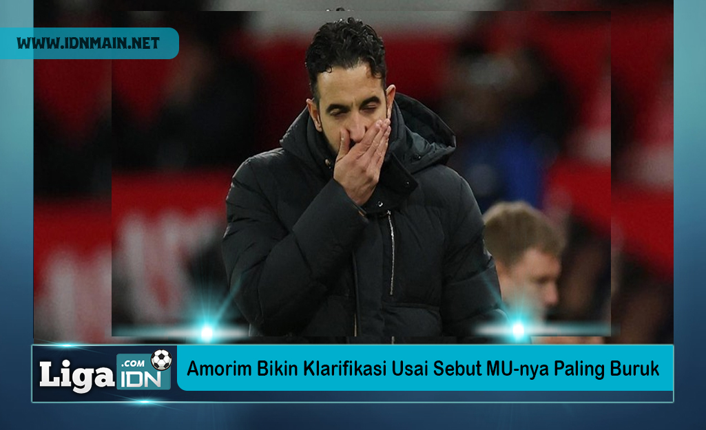 Amorim Bikin Klarifikasi Usai Sebut MU-nya Paling Buruk