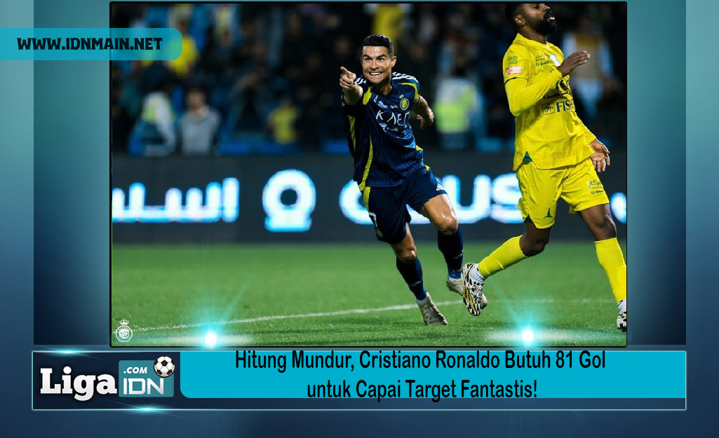 Hitung Mundur, Cristiano Ronaldo Butuh 81 Gol untuk Capai Target Fantastis!