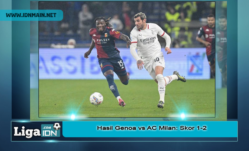 Hasil Genoa vs AC Milan: Skor 1-2