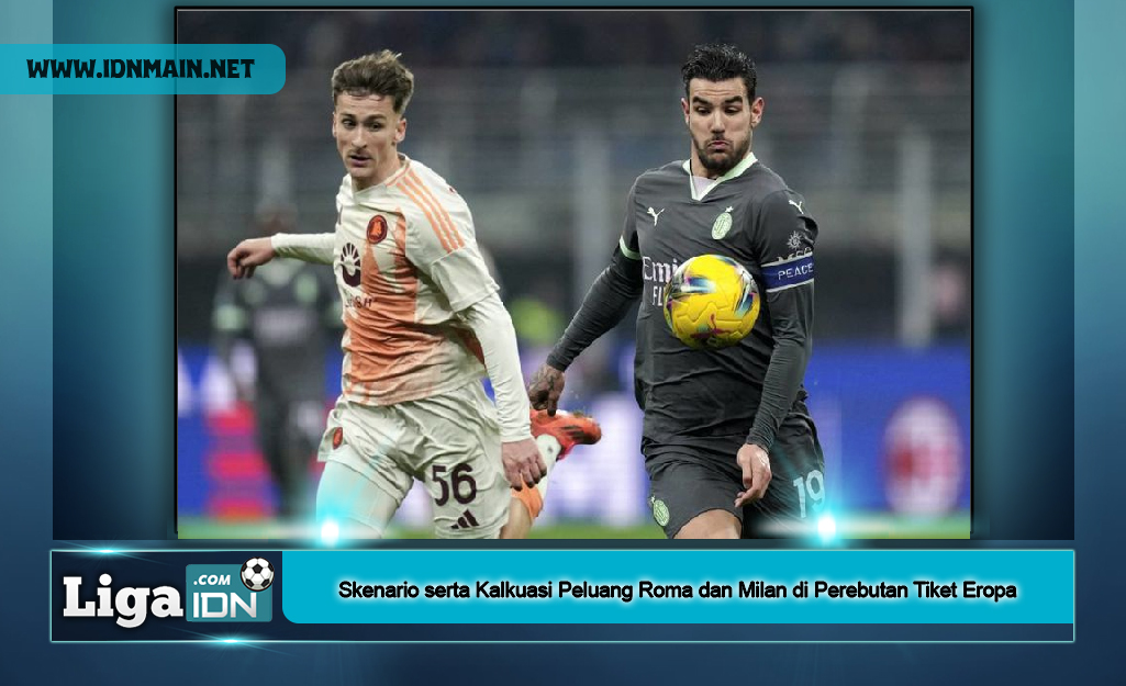 Skenario serta Kalkuasi Peluang Roma dan Milan di Perebutan Tiket Eropa