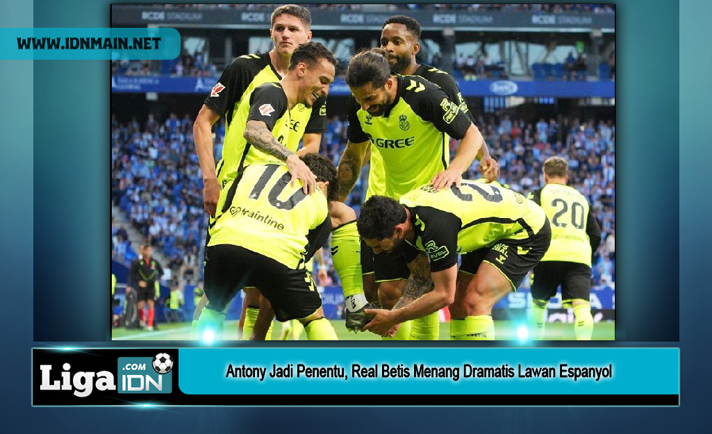 Antony Jadi Penentu, Real Betis Menang Dramatis Lawan Espanyol