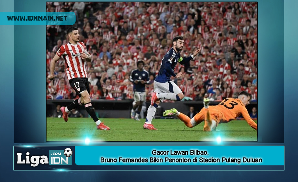 Gacor Lawan Bilbao, Bruno Fernandes Bikin Penonton di Stadion Pulang Duluan