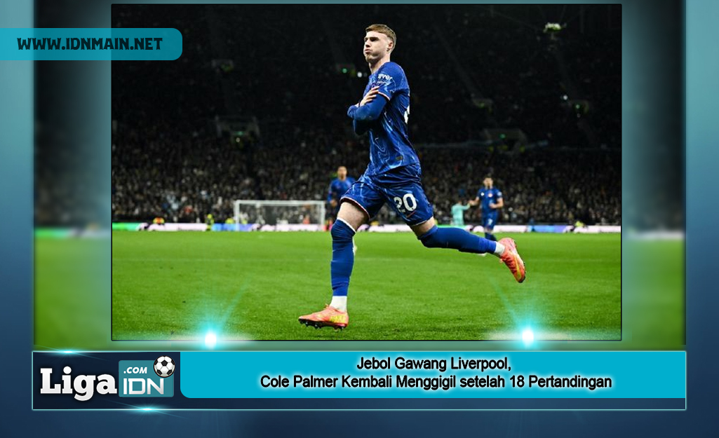 Jebol Gawang Liverpool, Cole Palmer Kembali Menggigil setelah 18 Pertandingan