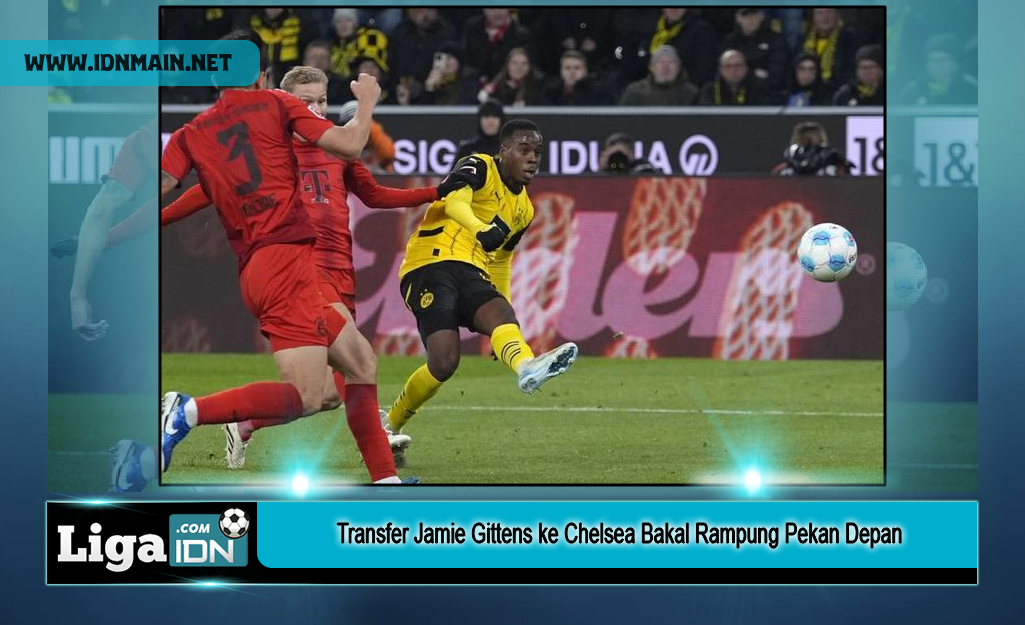 Transfer Jamie Gittens ke Chelsea Bakal Rampung Pekan Depan