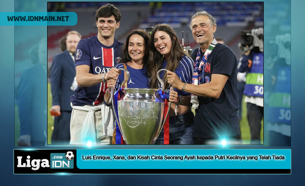 Luis Enrique, Xana, dan Kisah Cinta Seorang Ayah kepada Putri Kecilnya yang Telah Tiada