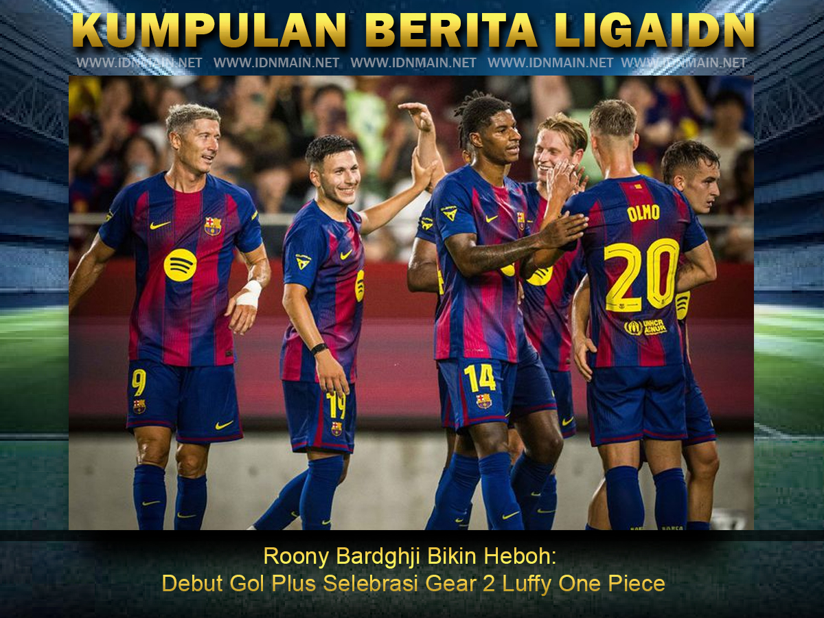 Roony Bardghji Bikin Heboh: Debut Gol Plus Selebrasi Gear 2 Luffy One Piece