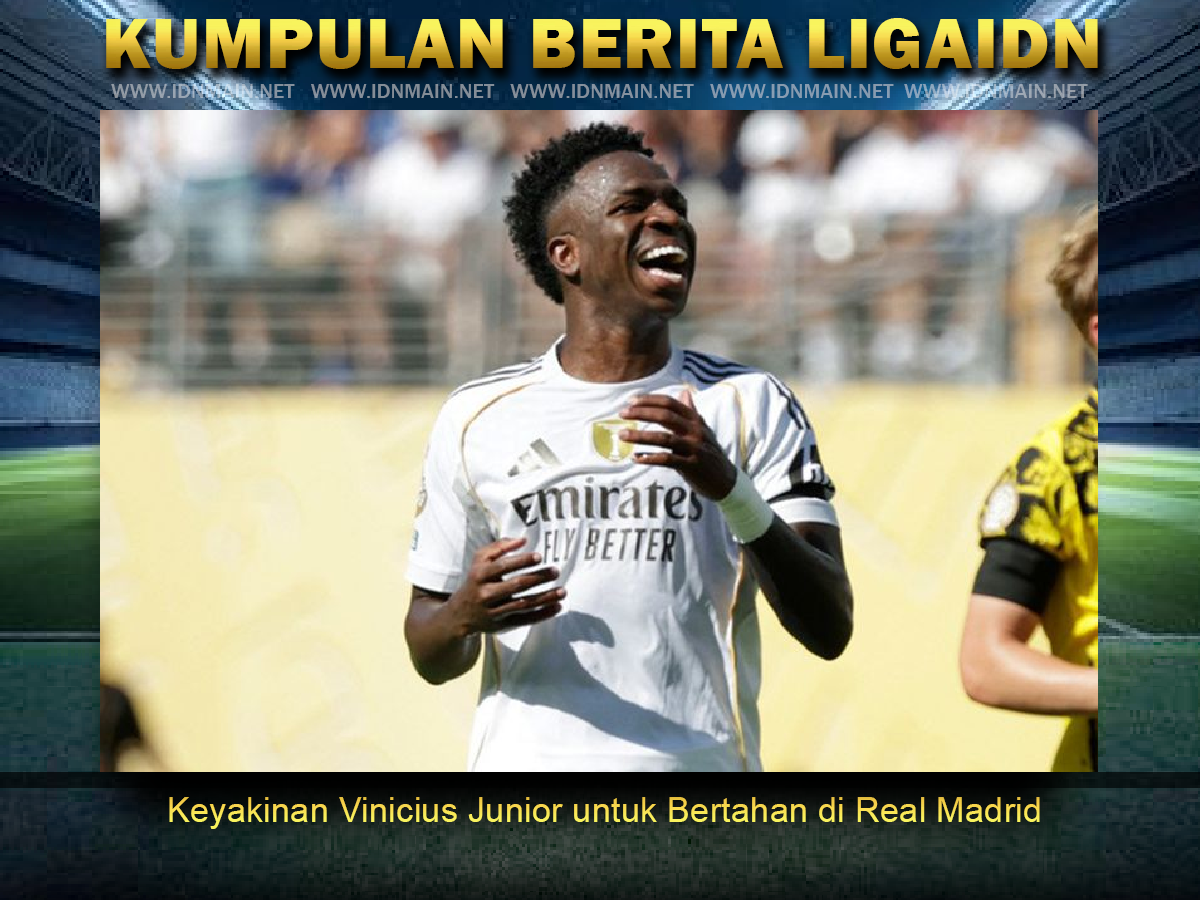 Keyakinan Vinicius Junior untuk Bertahan di Real Madrid