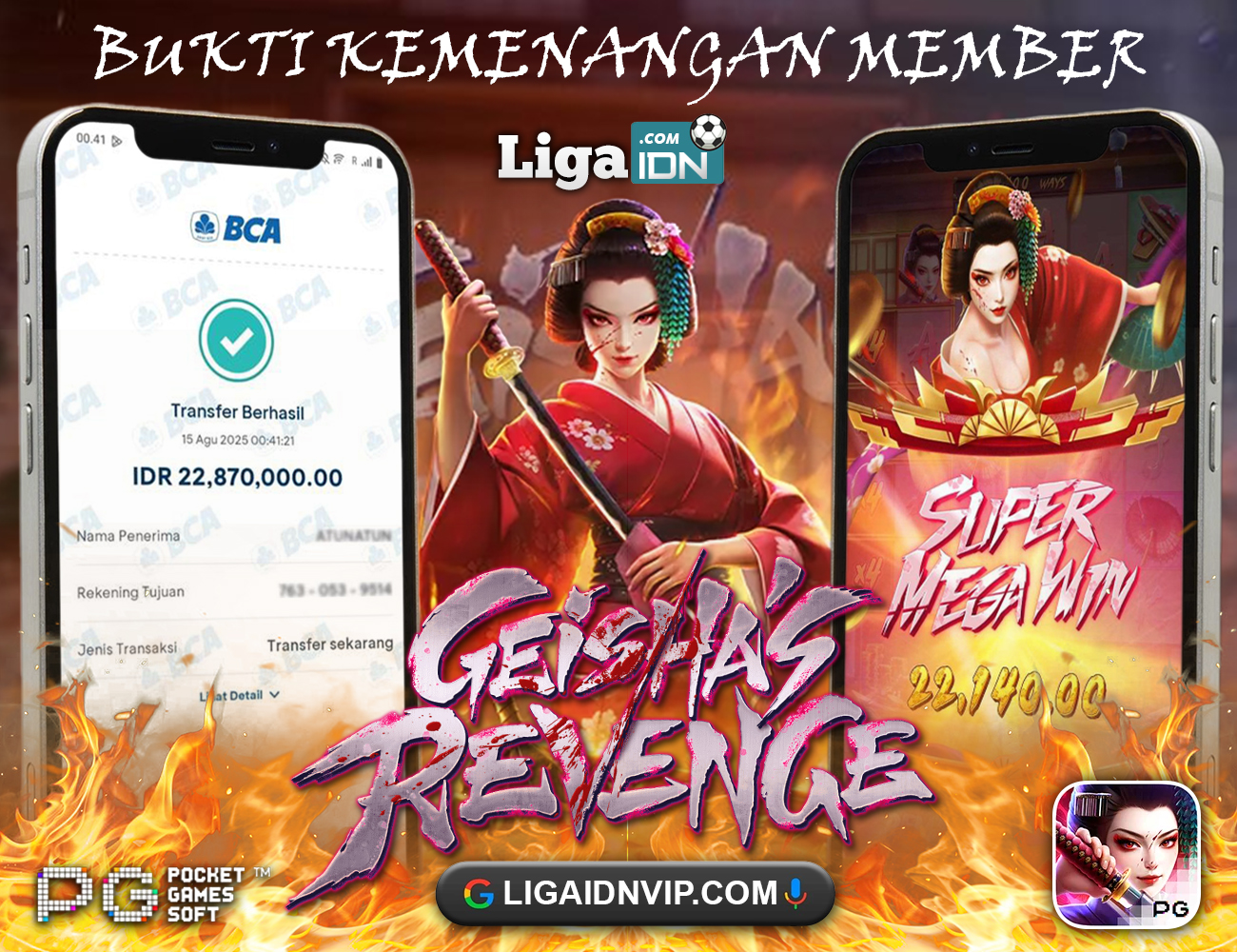 BUKTI KEMENANGAN MEMBER TANGGAL 15 AGUSTUS 2025