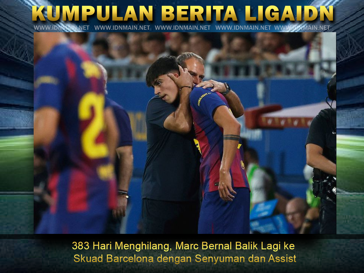 383 Hari Menghilang, Marc Bernal Balik Lagi ke Skuad Barcelona dengan Senyuman dan Assist