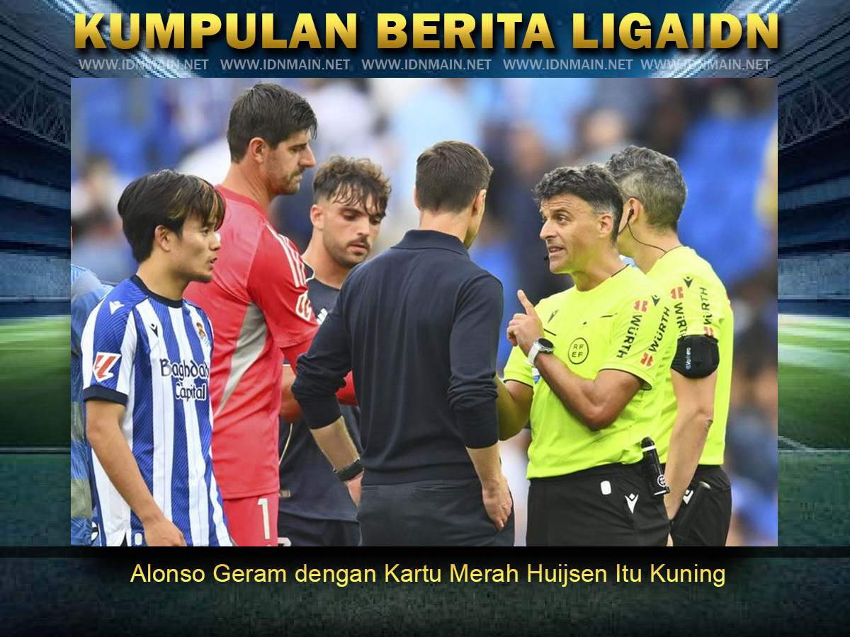 Alonso Geram dengan Kartu Merah Huijsen Itu Kuning